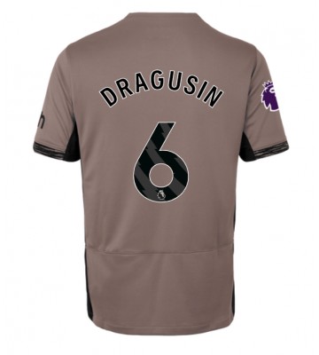 Tottenham Hotspur Radu Dragusin #6 Tredjetröja Dam 2023-24 Kortärmad